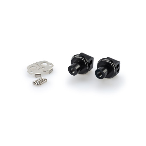 PUIG Pillion Footpeg Adaptors (Black) 7245N