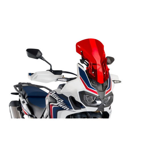 PUIG Adjustable Sport Screen With Support (Red) 9155R