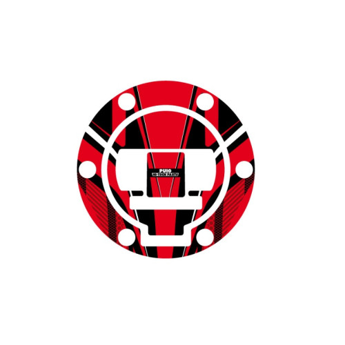 PUIG Radikal Fuel Cap Protector (Red) 6825R