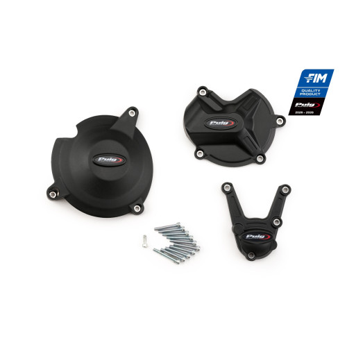 PUIG Engine Cover Track Certified (Black) 21502N