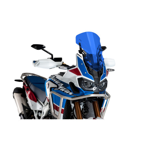 PUIG Adjustable Sport Screen With Support (Blue) 9155A