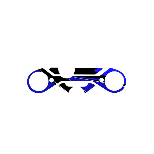 PUIG Radikal Yoke Protector (Blue) 21381A