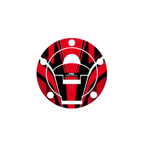 PUIG Radikal Fuel Cap Protector (Red) 6304R