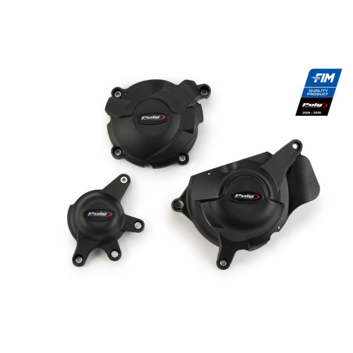 PUIG Engine Cover Track Certified (Black) 21510N