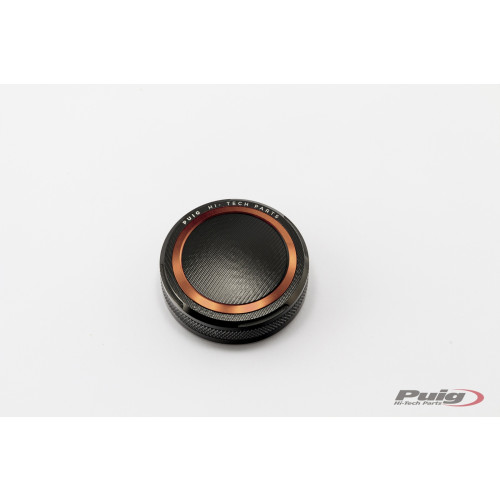 PUIG Front Brake Liquid Tank Cover (Orange) 9264T