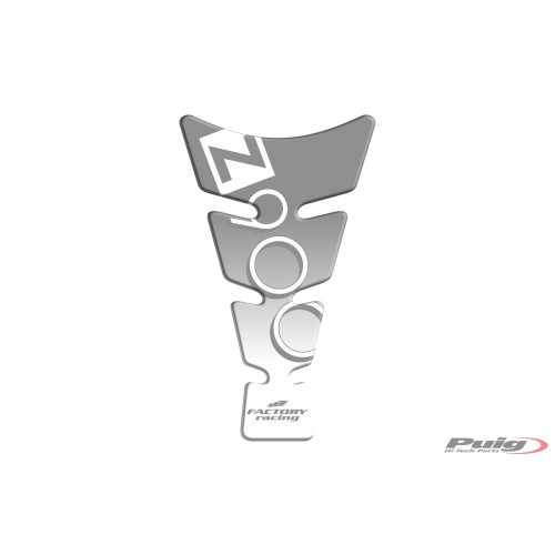 PUIG Spirit Tank Pad With Model Logo (Silver) 9307P