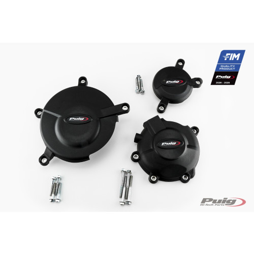 PUIG Engine Cover Track Certified (Black) 21515N