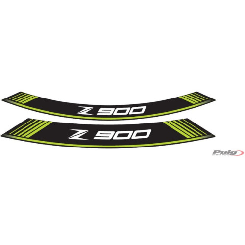 PUIG Wheel Rim Stickers (Green) 9291V