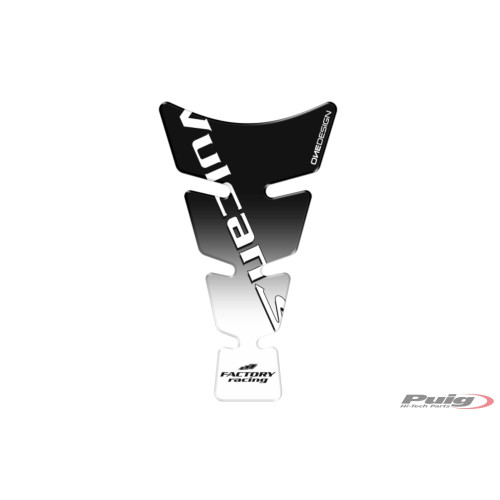 PUIG Spirit Tank Pad With Model Logo (Black) 20485N