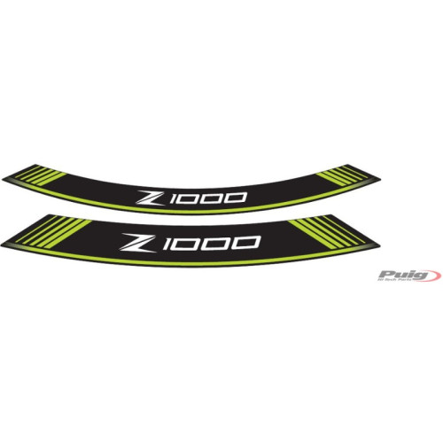 PUIG Wheel Rim Stickers (Green) 7590V