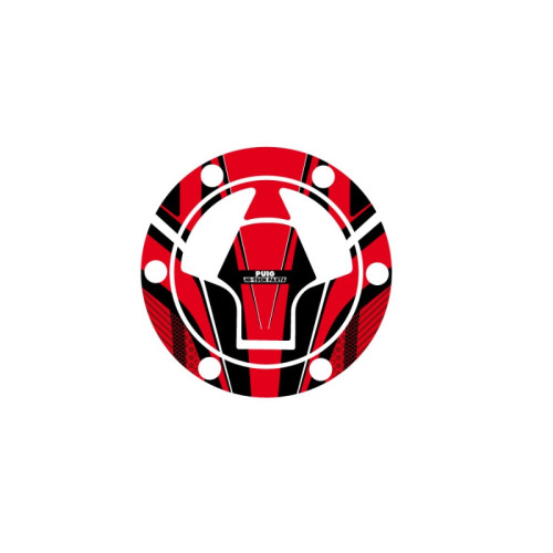 PUIG Radikal Fuel Cap Protector (Red) 6314R