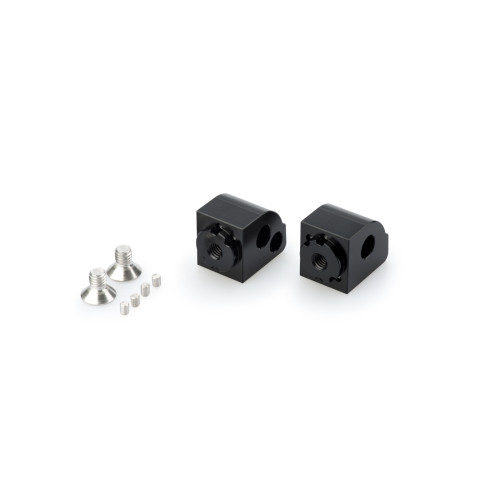 PUIG Pillion Adjustable Footpeg Adaptors (Black) 20255N