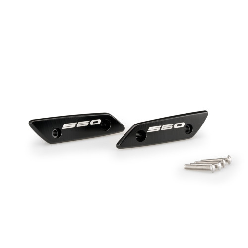 PUIG Mirror Screw Caps (Black) 21298N
