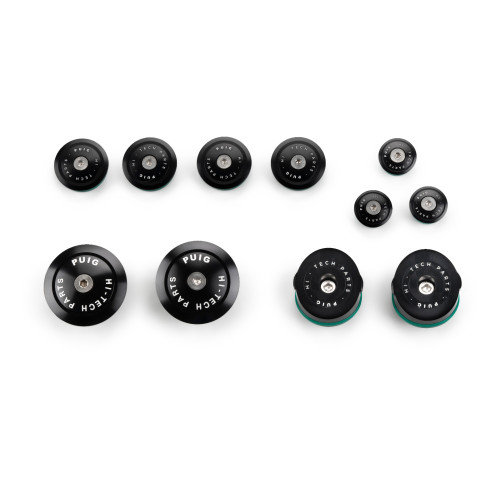 PUIG Alu Chassis Cover (Black) 21432N