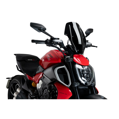 PUIG New Generation Adjustable Screen (Black) 21713N