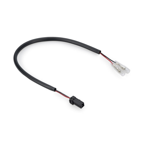 PUIG Number Plate Wiring Extension Kit Type 5 180mm (Black) 20570N