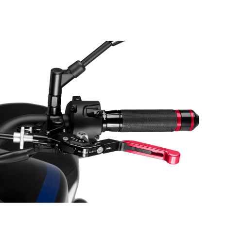 PUIG Extendable Folding V3 Clutch (Red Extender With Silver Selector) 24RNP