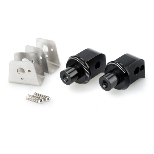 PUIG Pillion Footpeg Adaptors (Black) 8798N