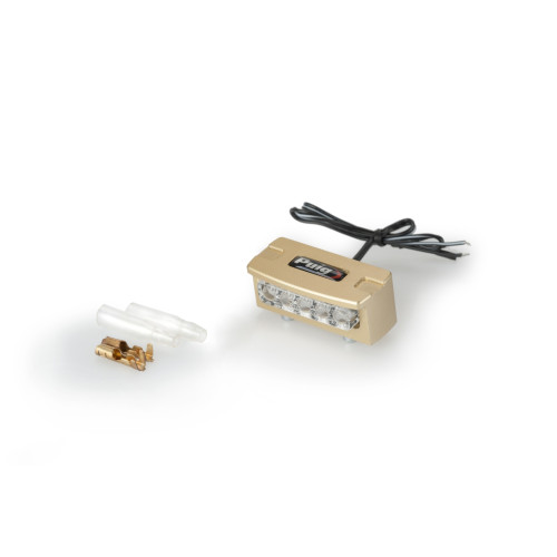 PUIG Flash LED Number Plate Light (Gold) 4136O