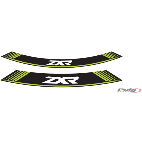 PUIG Wheel Rim Stickers (Green) 9292V