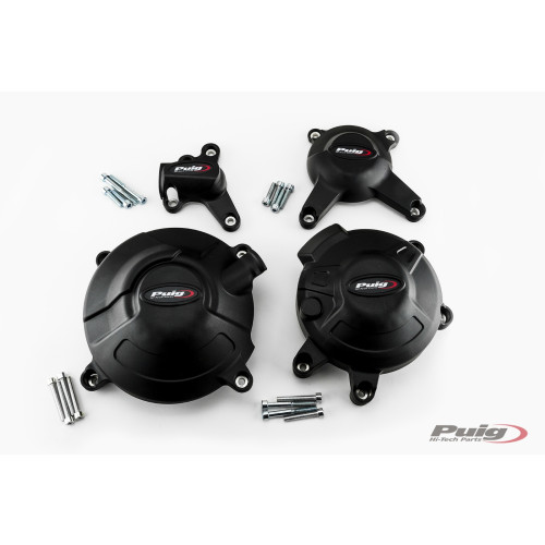 PUIG Engine Protectives Covers (Black) 20128N