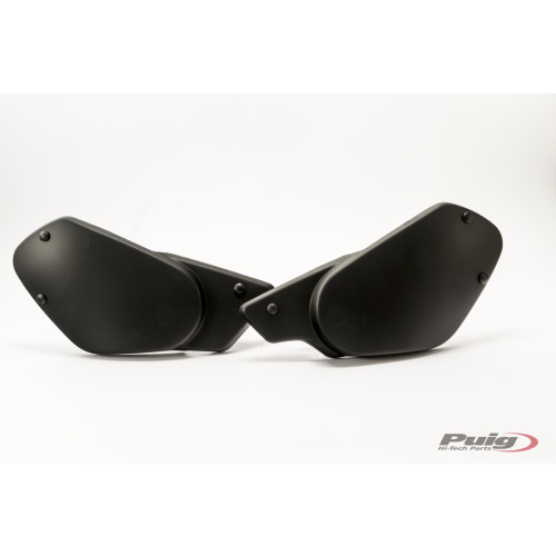 PUIG Retro Side Panels With Sticker Set (Matt Black) 8563J