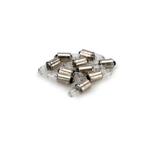 PUIG 10 x Oval Indicator Bulbs 12v 23w (Clear) 21537W