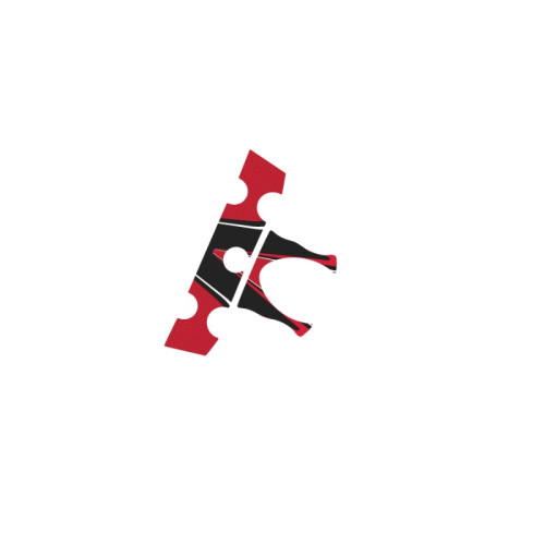 PUIG Radikal Yoke Protector (Red) 6931R
