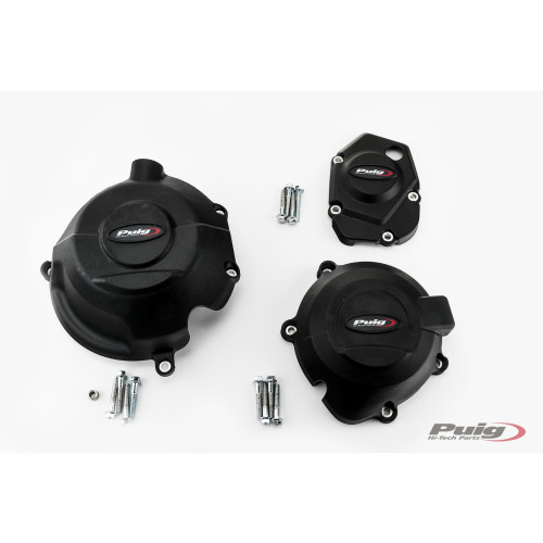 PUIG Engine Protectives Covers (Black) 20135N