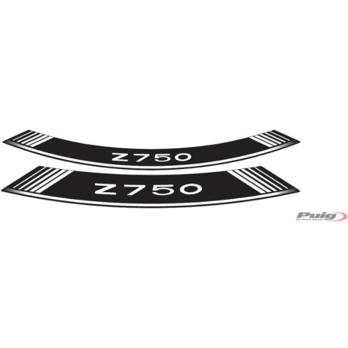 PUIG Wheel Rim Stickers (White) 5545B