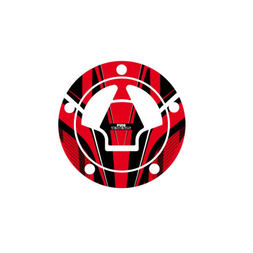 PUIG Radikal Fuel Cap Protector (Red) 6312R