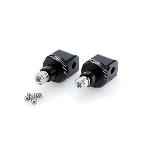 PUIG Pillion Footpeg Adaptors (Black) 6770N