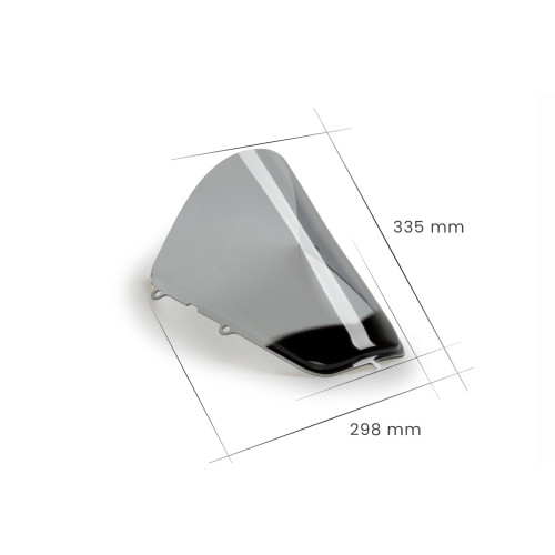 PUIG R-Racer Screen (Light Smoke) 3827H