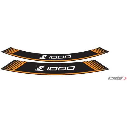 PUIG Wheel Rim Stickers (Orange) 7590T