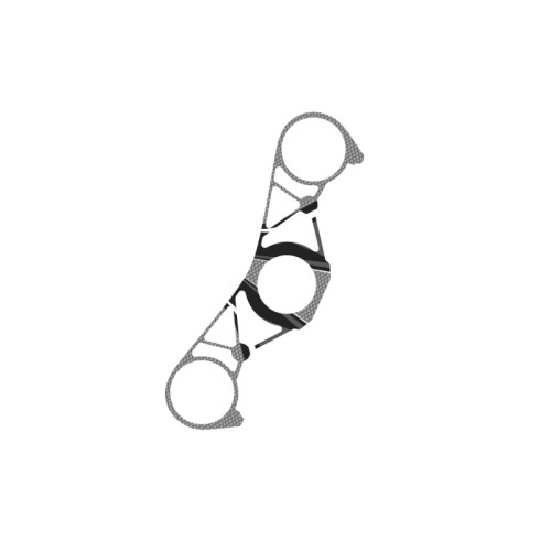PUIG Radikal Yoke Protector (Grey) 6908U