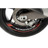 PUIG Wheel Rim Stickers (Red) 5527R