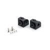 PUIG Adjustable Footpeg Adaptors (Black) 20238N