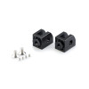PUIG Adjustable Footpeg Adaptors (Black) 20239N