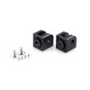 PUIG Adjustable Footpeg Adaptors (Black) 20241N