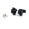 PUIG Adjustable Footpeg Adaptors (Black) 20243N