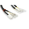 PUIG Number Plate Wiring Extension Kit Type 1 180mm (Black) 20312N