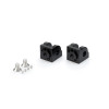 PUIG Adjustable Footpeg Adaptors (Black) 20317N