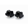 PUIG Adjustable Footpeg Adaptors (Black) 20386N
