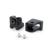 PUIG Adjustable Footpeg Adaptors (Black) 20387N