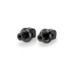 PUIG Pillion Footpeg Adaptors (Black) 20466N