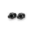 PUIG Pillion Footpeg Adaptors (Black) 20676N