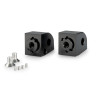 PUIG Pillion Adjustable Footpeg Adaptors (Black) 21971N