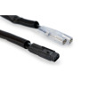 PUIG Indicator / Number Plate Wiring Extension Kit 180mm (Black) 21979N