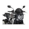 PUIG Retro Black Semi Fairing And Screen 195mm (Dark Smoke) 3133F