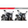 PUIG Retro Black Semi Fairing And Screen 195mm (Clear) 3133W